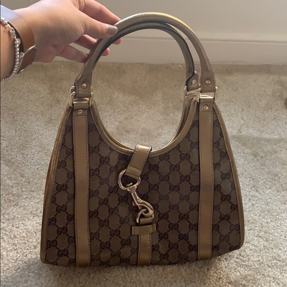 Gucci Classic Monogram Hand Purse Pouchette